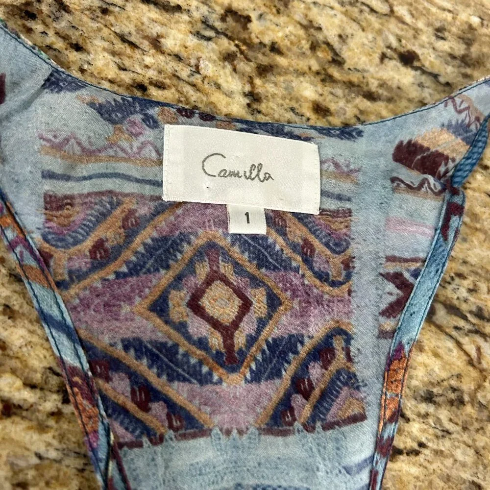 Camilla Franks Silk Double Layer tank, 1 (S) - Picture 2 of 8